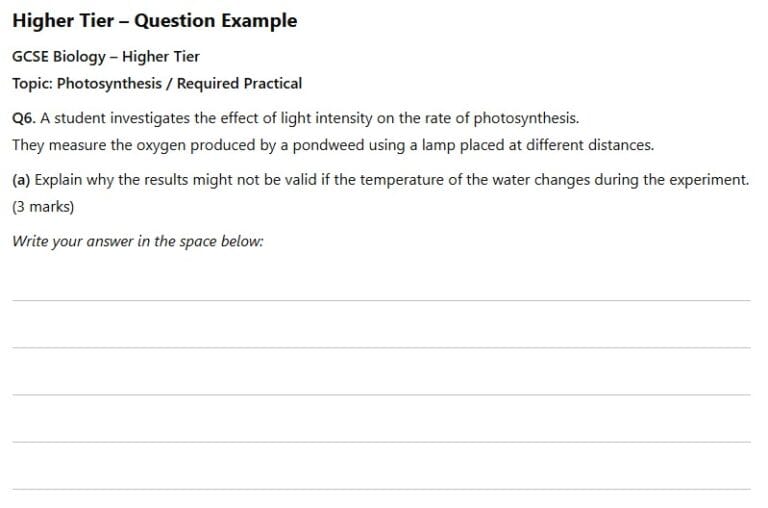 Should My Child Take Foundation or Higher Tier Science at GCSE? A ...